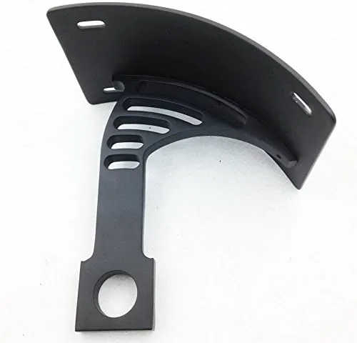 Miniatura 3 de HONGK - Soporte de etiqueta lateral negro compatible con placa de matrícula ZXR6 ZX6R/636 ZX7 ZX9 [B01C0SRVDI]