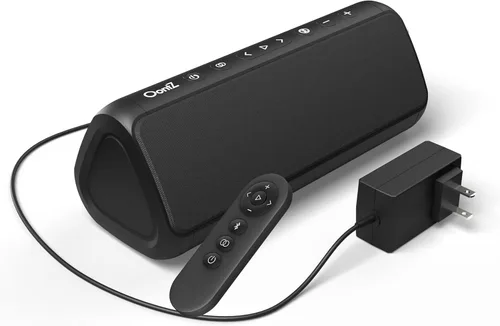 OontZ Barra de sonido Angle 3 Pro - Barra de sonido estéreo Bluetooth 5.0 con cable e inalámbrica para TV, conexión óptica/auxiliar/Bluetooth,