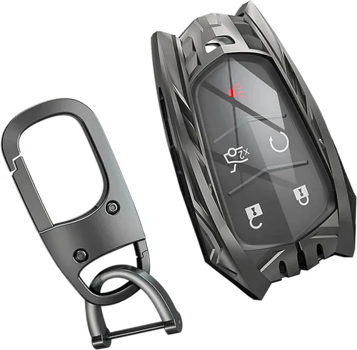Miniatura 43 de Funda para llavero Nissan con llavero, elegante y duradera funda de protección de aleación de zinc compatible con Altima Maxima Rogue Armada