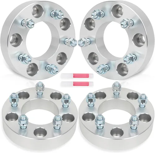 Miniatura 10 de SCITOO 4 espaciadores de rueda de 1 pulgada, 4 lengüetas de 0.157 x 3.937 in a 0.157 x 3.937 in, pernos de 0.472 x 0.059 in, compatibles