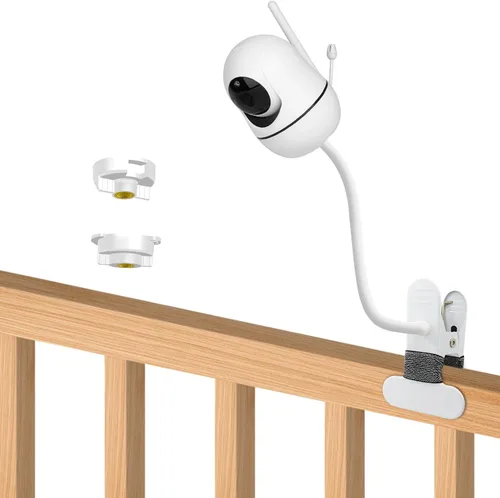 Soporte para monitor de bebé compatible con HelloBaby HB6550/HB65/HB66/HB248, ANMEATE SM935E cámara de monitor de bebé de 15.7 pulgadas con clip