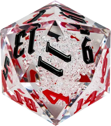 Miniatura 8 de 55mm 20 Caras DND Dados, Dados D20 D&D Poliédricos Grandes con Caja de Regalo para Dungeons and Dragons, Juegos de Mesa RPG