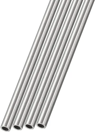 Miniatura 17 de METALLIXITY Tubo de acero inoxidable 304 (0.039 in de diámetro x 0.006 in de alto x 11.811 in de largo), 4 piezas, tubo recto, para muebles