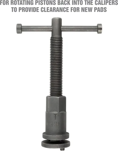 Miniatura 4 de OEMTOOLS 27111 Juego de herramientas de freno de disco, 11 adaptadores, para la mayoría de las pinzas de pistón nacionales/importadas