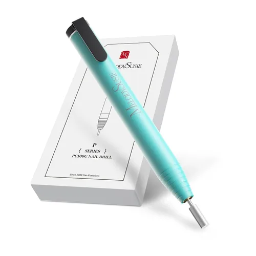 Miniatura 8 de MelodySusie PocketNail - Taladro de uñas USB delgado ergonómico en forma de bolígrafo, PC100G 20000 RPM, lima eléctrica portátil para todas