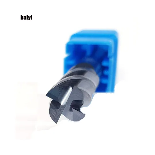 Miniatura 6 de joleully Fresa de Extremo Cuadrado de Carburo de 1/2", HRC 45 Grados Extremo Único 4 Flautas Recubrimiento AlTiN Brocas de Fresado