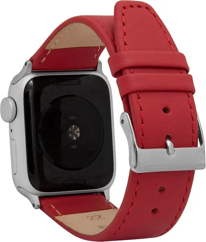 Miniatura 18 de Bandini Correas de cuero para mujer para Apple Watch de 1.496 pulgadas, 1.575 pulgadas, 1.614 pulgadas para mujer, correa delgada de cuero iWatch