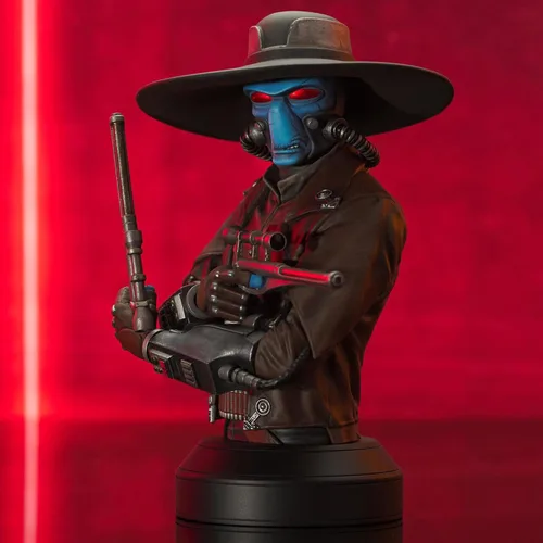 Miniatura 4 de Diamond Select Toys Star Wars: The Clone Wars: Cad Bane Busto escala 1:6, multicolor, 6 pulgadas, APR222241
