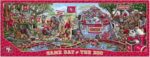 Miniatura 3 de YouTheFan - Rompecabezas NFL Game Day at The Zoo, 500 piezas