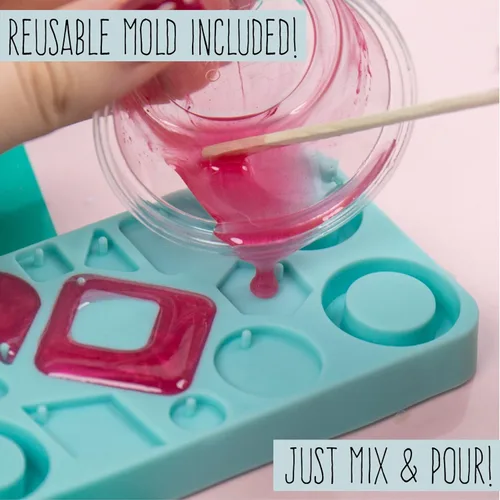 Miniatura 6 de STMT D.I.Y. Estudio de Joyería de Resina, Kit de Fabricación de Joyas de Resina Todo en Uno con Moldes, Divertido Kit de Bricolaje para Hacer tus