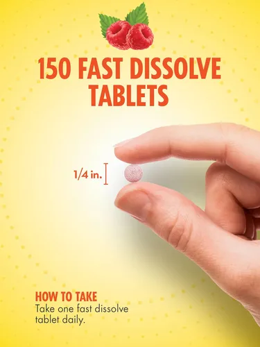 Miniatura 4 de Sundance B-12 Metilcobalamina 1,000 mcg 150 tabletas de disolución rápida Sabor natural de bayas Suplemento vitamínico esencial vegetariano