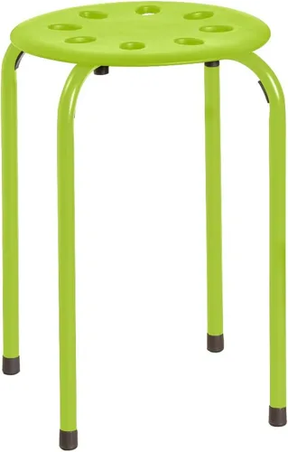 Miniatura 10 de Norwood Muebles Comerciales Taburetes Apilables para Niños y Adultos, 17.75" Altura Estándar Taburetes Portátiles Anidables de Oficina y Aula