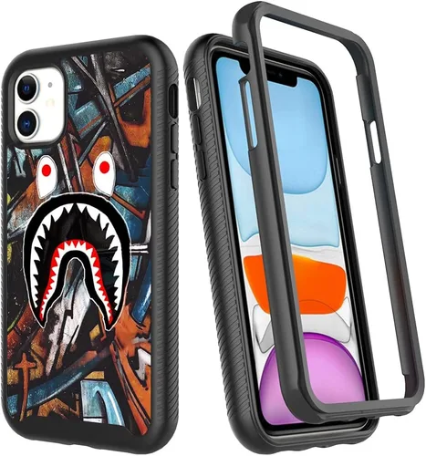Miniatura 13 de Basketball King 23, diseño de jersey rojo, compatible con iPhone 11, funda de lujo a prueba de golpes, funda resistente de doble capa de TPU suave +