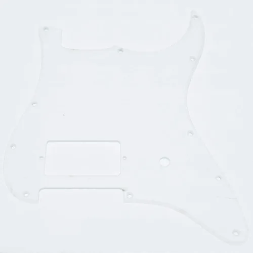Miniatura 13 de KAISH - Golpeador de guitarra con 11 agujeros, estilo ST/Strat, un humbucker, para Delonge Stratocaster/Strat, color perla envejecida