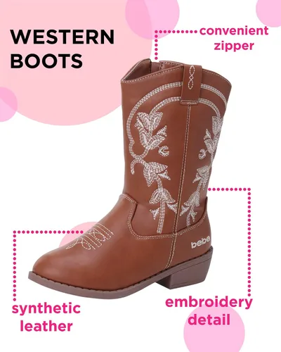 Miniatura 2 de bebe Botas vaqueras para niñas Botas vaqueras clásicas del oeste (niñoniña)