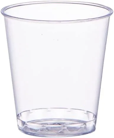 Miniatura 2 de SETUP Vasos de chupito de plástico duro transparentes [29 ml - 200 unidades] Vasos desechables de chupito 1 oz. - Transparente