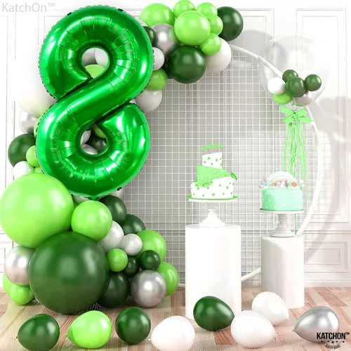 Miniatura 548 de KatchOn, Globo grande azul número 2 de 40 pulgadas Decoraciones de cumpleaños de Baby Shark para niño de 2 años Globo azul número 2 Globo
