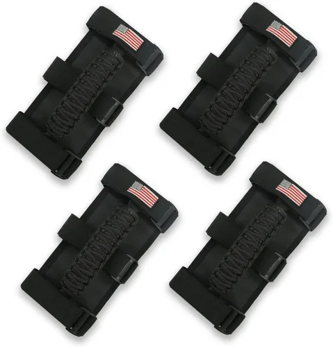 Miniatura 22 de 4 asas de agarre para barra antivuelco, compatibles con Jeep Wrangler JLU JK JKU TJ YJ LJ JT JL y Gladiator JT 1987-2021 UTV y ATV, se adapta a