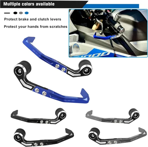 Miniatura 4 de Compatible con M1000RR S1000RR 2019-2025 Protector de Palanca de Freno Embrague CNC de Aluminio para Manillar de Motocicleta Accesorios (Azul)