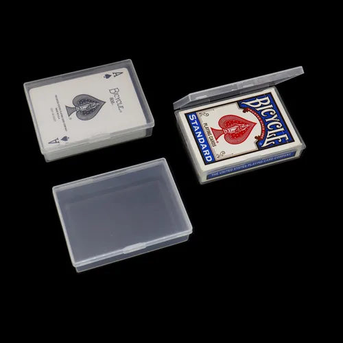 Miniatura 2 de Juego de 6 fundas de plástico vacías para cartas de juego, organizador de almacenamiento cerrado a presión, adecuado para Game Gard de 3.5 x 2.5