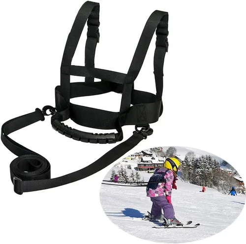 Miniatura 2 de Arnés de esquí resistente para niños, arnés de entrenamiento de hombro para esquí, correa de entrenamiento para patinaje, patinaje, snowboard
