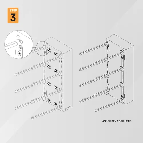 Miniatura 11 de Yes4All Estante de almacenamiento para kayak, soporte de pared para kayak, 400 libras, 4 niveles ajustables, estante para kayak al aire libre, A.