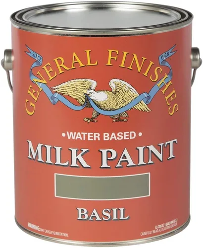Miniatura 11 de General Finishes Pintura de leche a base de agua, 1 cuarto de galón, lino