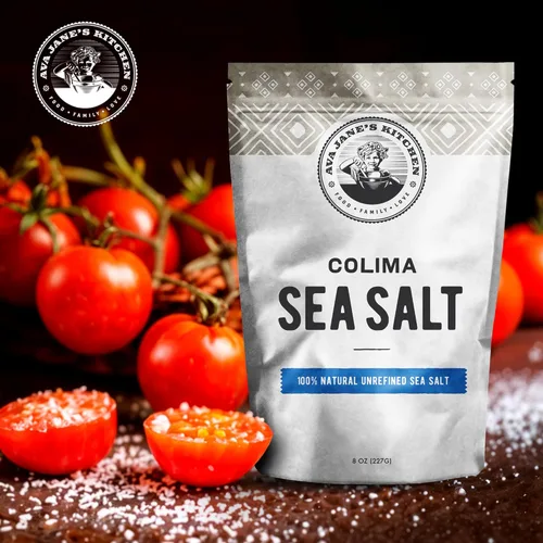 Miniatura 8 de AVA JANE'S KITCHEN - Sal marina de Colima sin refinar cosechada a mano - Sal marina orgánica 100% natural, grado gourmet, grano grueso, sal Kosher