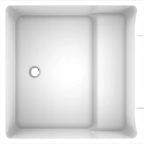 Miniatura 6 de HEATGENE Bañera de acrílico independiente de 39 pulgadas, bañera de remojo contemporánea, fácil de instalar, con certificación UPC, drenaje cromado