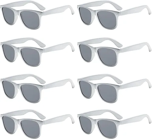 Miniatura 153 de Suministros para regalos de fiesta de colores neón Paquete de 8 gafas de sol unisex