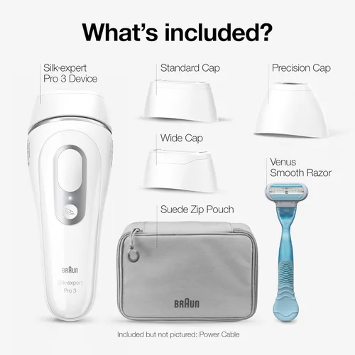Miniatura 2 de Braun Sistema de depilación IPL de larga duración para mujeres y hombres, Silk Expert Pro 3 PL3221, reducción permanente del vello visible, uso