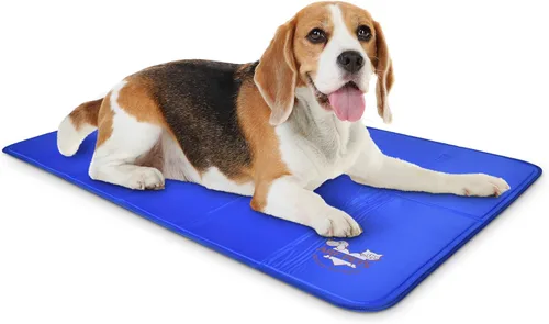 Miniatura 10 de Arf Pets Alfombrilla de enfriamiento para perros – Almohadilla de gel de auto-enfriamiento para camas, perreras y jaulas Duradera, no tóxica