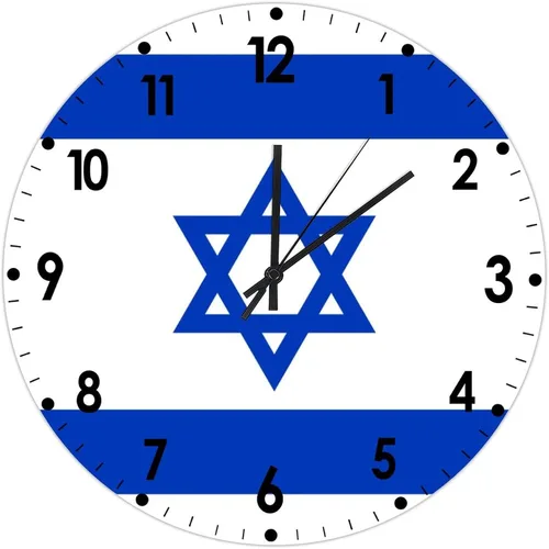 Miniatura 270 de Cheyan Reloj de pared con bandera de Canadá de 12 pulgadas, silencioso, sin tictac, de PVC, funciona con pilas, reloj redondo decorativo, regalo