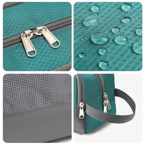 Miniatura 5 de Yeiotsy Neceser para niños, kit de viaje para niños con bolsillos de malla, organizador compacto para gimnasio, campamento, senderismo