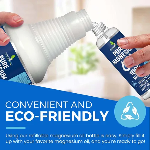 Miniatura 8 de Espray de aceite de magnesio puro 4oz - Espray tópico de magnesio de fuerza extra para dormir - Menos picazón - Menos escozor - 100% aceite natural