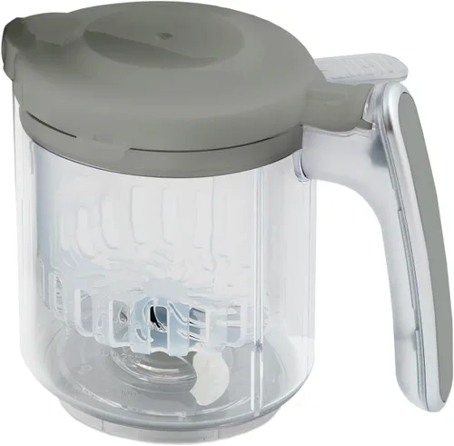 Taza y cuchilla de repuesto con cesta de vapor para máquina de alimentos EVLA'S Baby - Gris