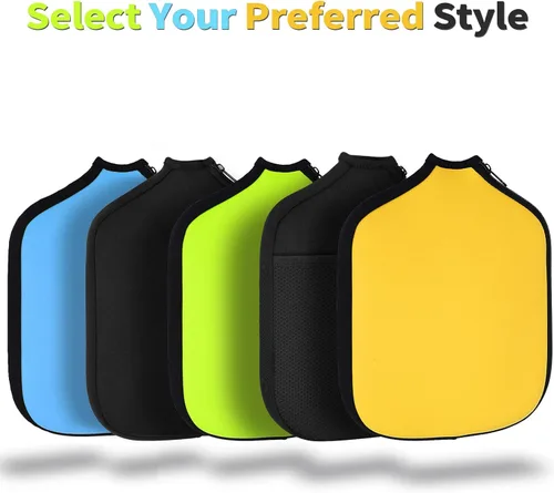 Miniatura 6 de Funda para Pala de Pickleball, Tamaño de Estuche Universal - 8.6 x 12.2 pulgadas Funda para Raqueta, Compatible con la Mayoría de Palas de Pickball