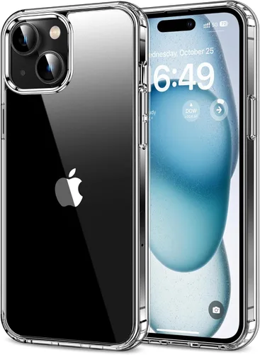 Miniatura 99 de HOOMIL Funda para iPhone 7 Plus/iPhone 8 Plus de 5.5 pulgadas, no amarillea, protección contra caídas, cubierta trasera dura transparente