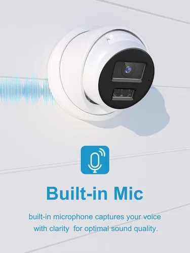 Miniatura 6 de Anpviz Cámara IP 4K PoE al aire libre, Cámara inteligente de torreta de luz dual de 8 MP, detección de humanos/vehículos, lente gran angular