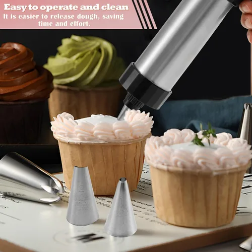 Miniatura 5 de Máquina de prensa de churro, kit de prensa de galletas, herramienta de prensa de galletas, prensa para hacer galletas, prensa para decoración