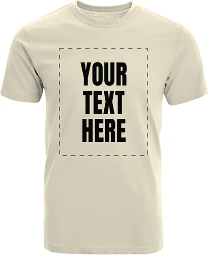 Miniatura 14 de GotPrint Camisa personalizada para hombres, mujeres, añade tu propio texto, camisetas personalizables, camiseta personalizable en la parte delantera