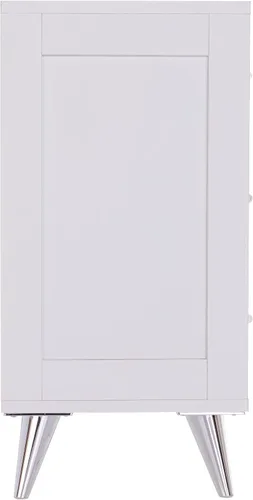 Miniatura 5 de SEI Furniture Owen Midcentury - Mesita de noche moderna, color blanco