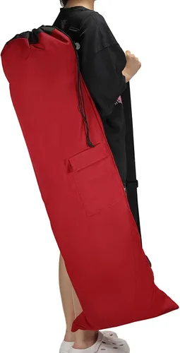 Miniatura 8 de PATIKIL Bolsa de repuesto para silla de campamento de 47 pulgadas, bolsa plegable para silla de campamento 900D, bolsa de transporte Oxford de boca