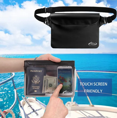 Miniatura 5 de AiRunTech Bolsa seca impermeable y bolsa impermeable para teléfono celular para deportes acuáticos al aire libre, canotaje, senderismo, kayak, pesca