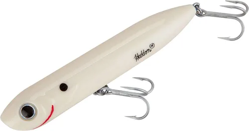 Heddon Chug'N Spook Popper - Señuelo de pesca para agua salada y agua dulce Punto Hueso/Sábalo