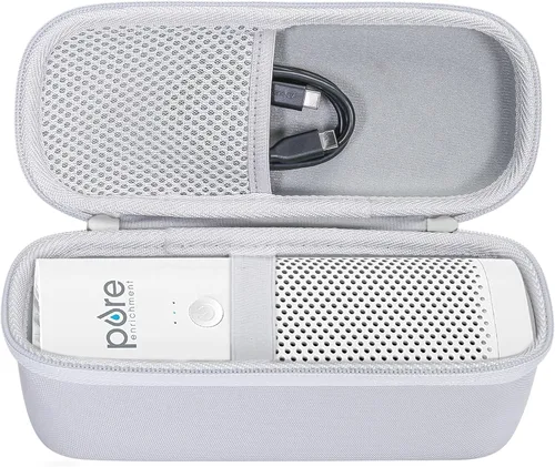 Miniatura 3 de co2CREA Funda rígida compatible con Pure Enrichment PureZone Mini purificador de aire portátil (funda blanca)
