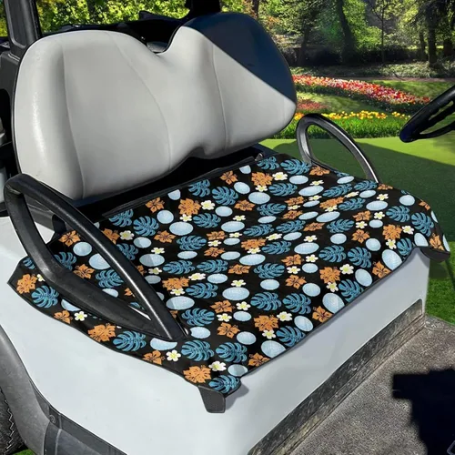 Miniatura 7 de Fundas de asiento de carrito de golf de ajuste universal, cómodos accesorios de manta de asiento de carrito de golf, fundas de asiento de carrito