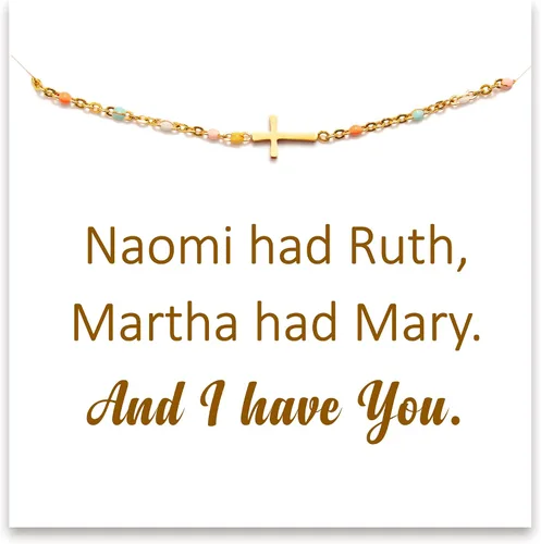 Miniatura 10 de STORYJEWELLERY Friend Bracelet, Friendship Gifts for Women, Friendship Bracelets, Cross Bracelets, BFF Gift, Birthday Gifts for Friend, Religious &