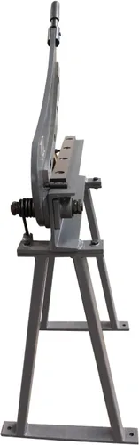 Miniatura 5 de KAKA INDUSTRIAL Tijeras de chapa metálica, 31 pulgadas, calibre 16 (0.06 pulgadas), cortador de hojas con soporte para fabricación industrial