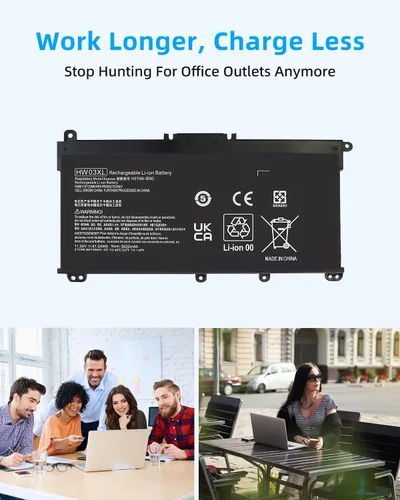Miniatura 5 de HW03XL - Batería para portátil de 41,04 Wh para HP Pavilion 15-EG 15-EH 17-CN 17-CP 15-eg0xxx 15-eg0073cl 15-eg0053cl 15-eg1053cl 15t-eg000